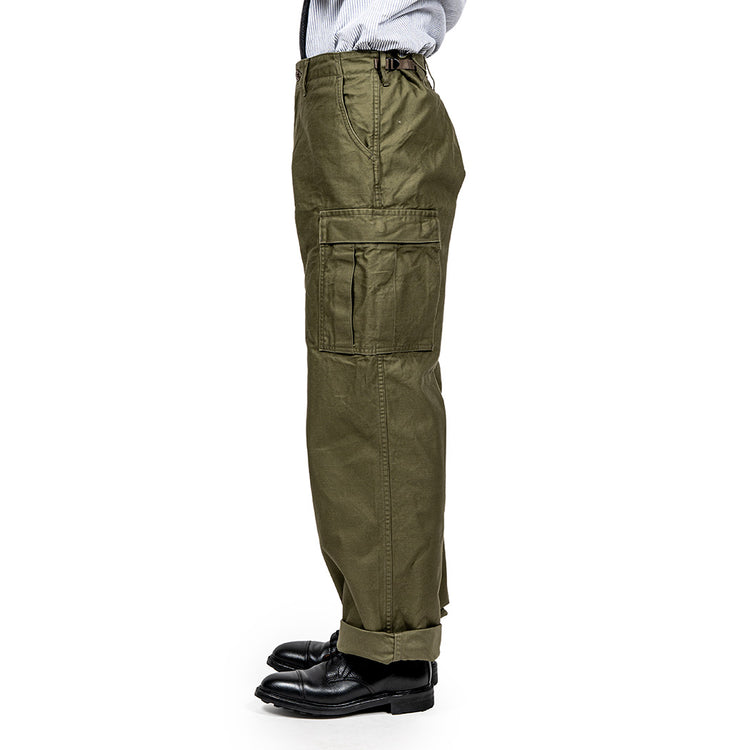WORKERS  M-65 Trousers Mod, OD Reversed Sateen