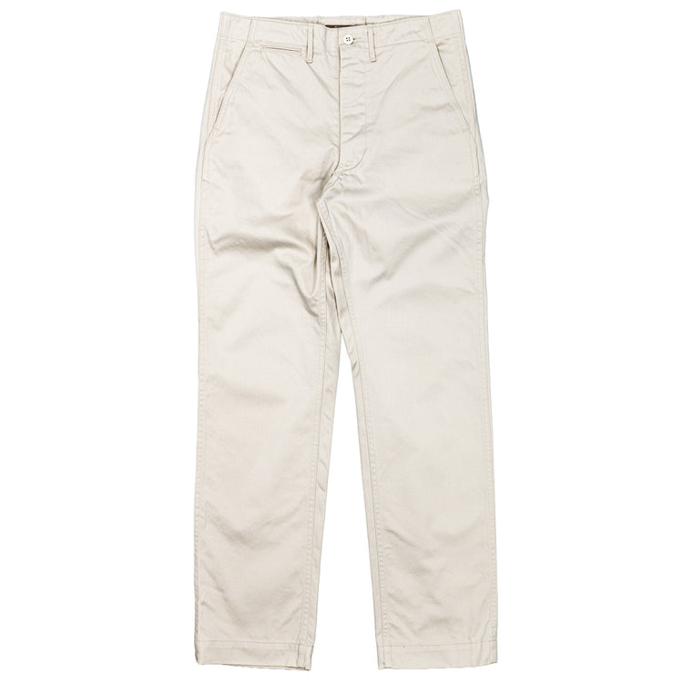 WORKERS  Officer Trousers Regular Type2, Pearl White Chino