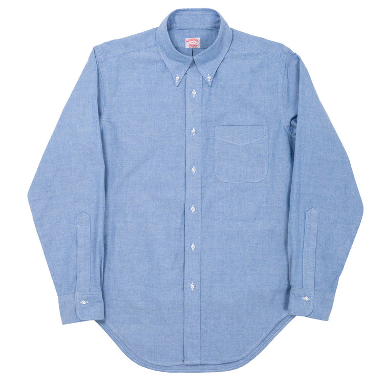 WORKERS  7 Button BD, San Joaquin Cotton OX, Blue