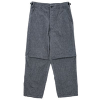 WORKERS FWP Trousers, Black Chambray