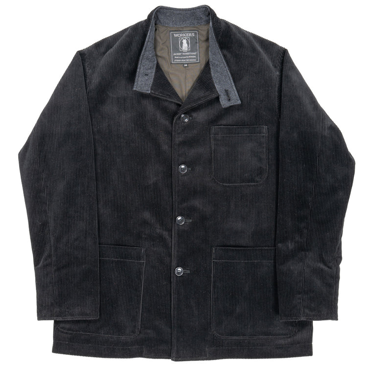 WORKERS  Forestier, Heavy Corduroy, Black