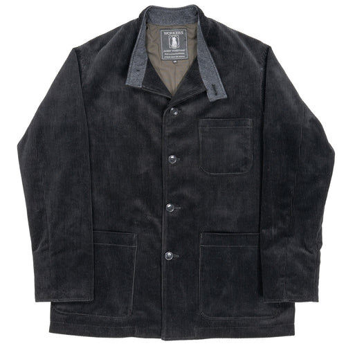 WORKERS  Forestier, Heavy Corduroy, Black