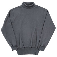 WORKERS Cotton RAF Sweater, Fade Black