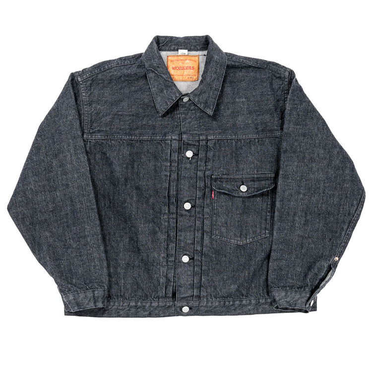WORKERS Lot 806XX, T-back, 13.7 oz, Black Raw Denim