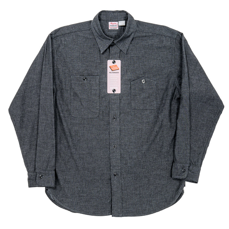 WORKERS  Yama-Poke Work Shirt, Smoky Chambray