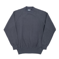 WORKERS  Raglan Cotton Swetaer, Fade Black