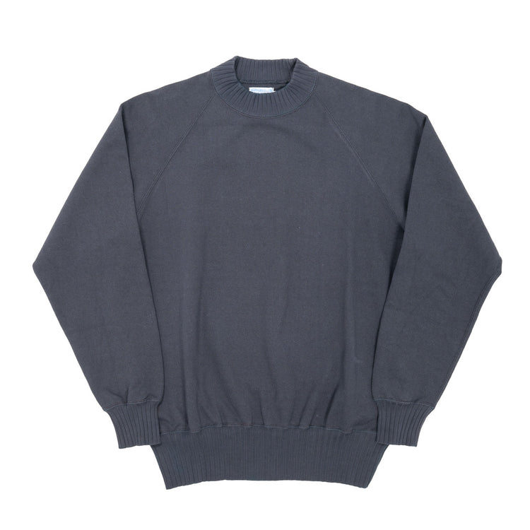 WORKERS  Raglan Cotton Swetaer, Fade Black