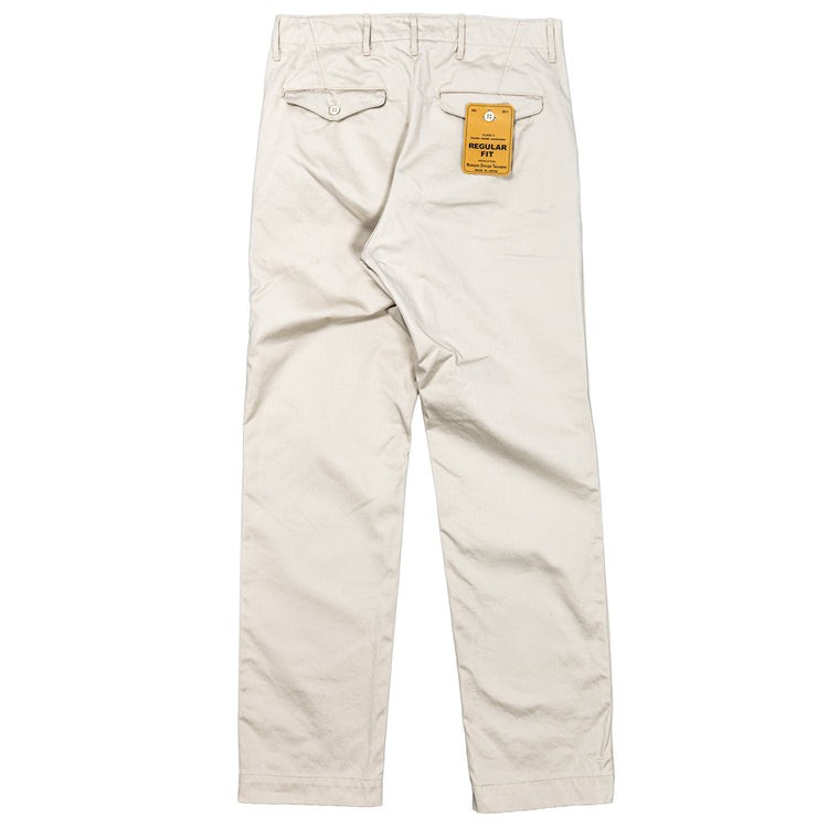 WORKERS  Officer Trousers Regular Type2, Pearl White Chino