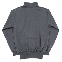 WORKERS Cotton RAF Sweater, Fade Black
