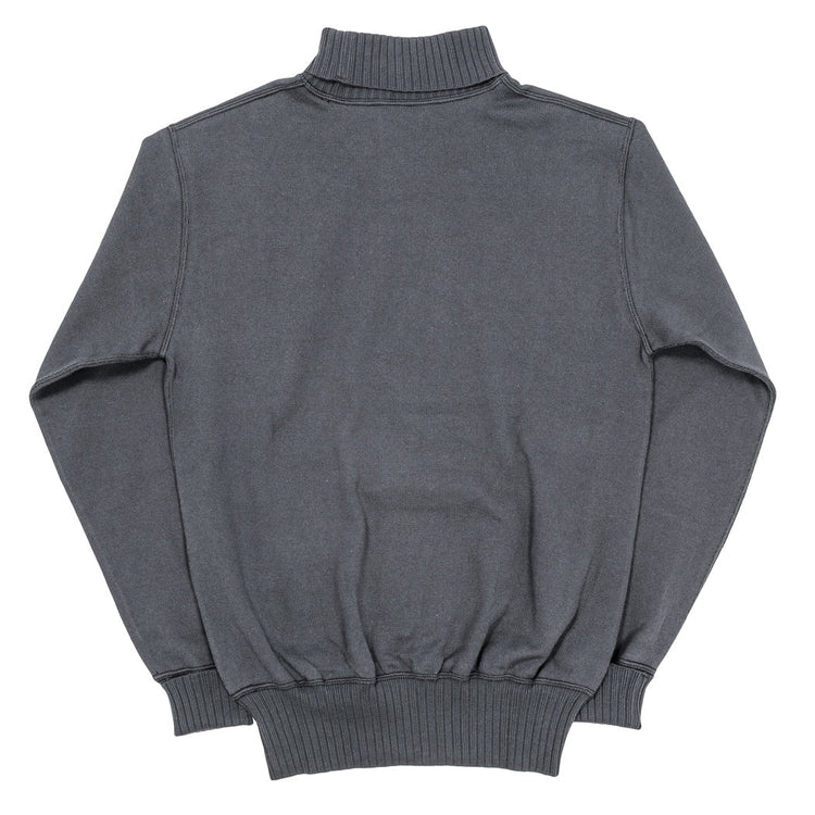 WORKERS Cotton RAF Sweater, Fade Black