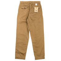 WORKERS  Officer Trousers, 2 Tuck, USMC Khaki,  10oz Chino