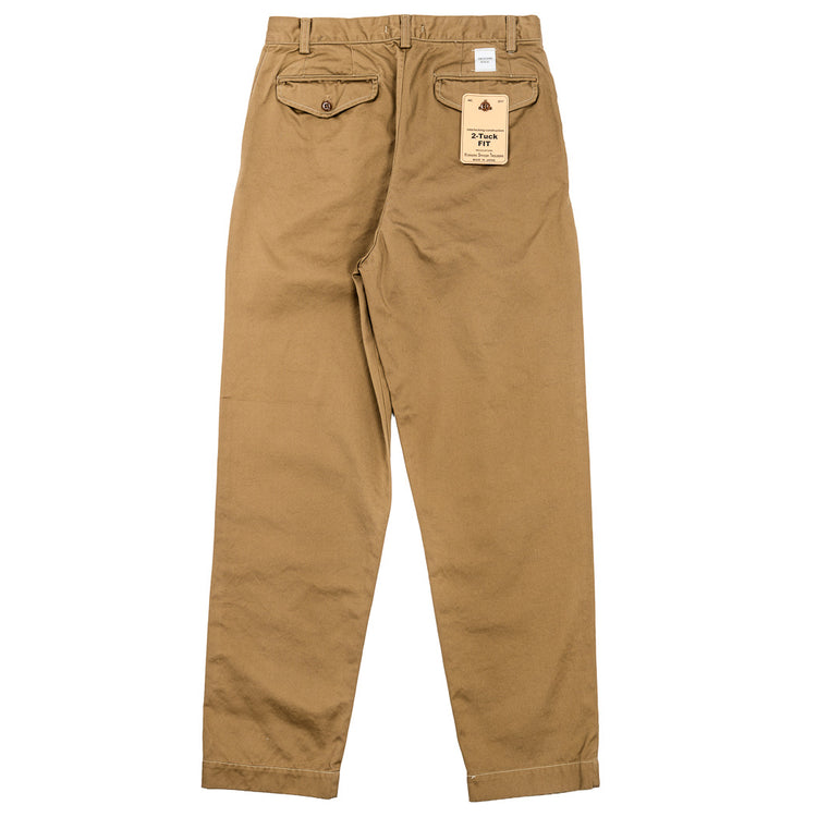WORKERS  Officer Trousers, 2 Tuck, USMC Khaki,  10oz Chino