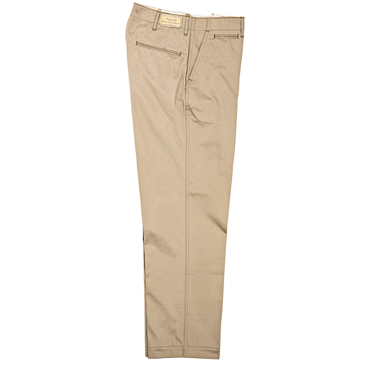 WORKERS  Officer Trousers Vintage Fit, Khaki No-1