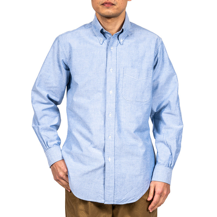 WORKERS  7 Button BD, San Joaquin Cotton OX, Blue