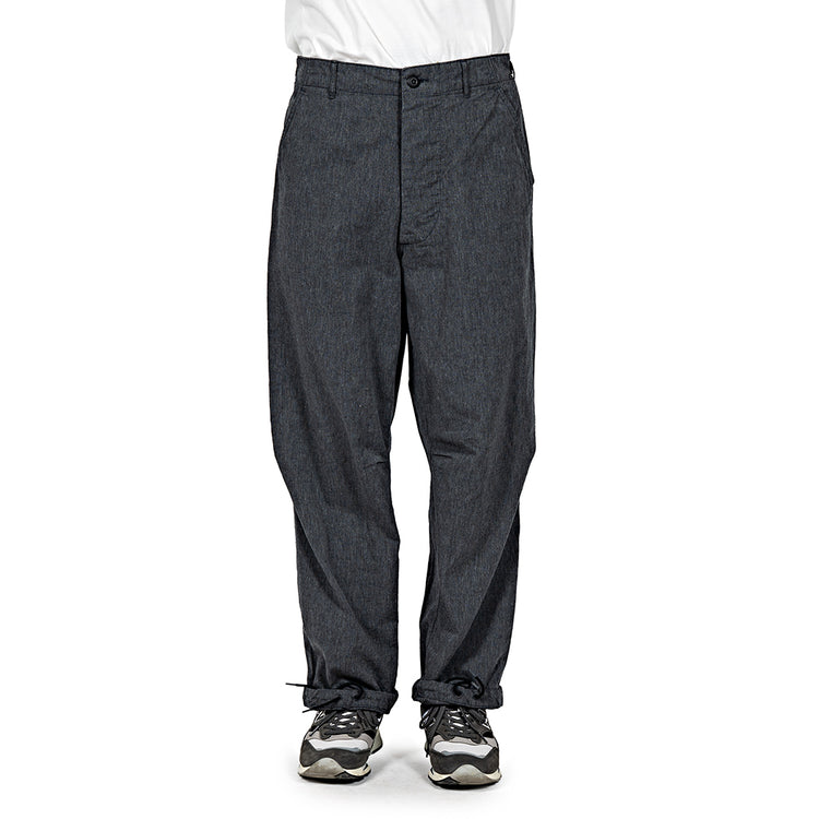 WORKERS FWP Trousers, Black Chambray