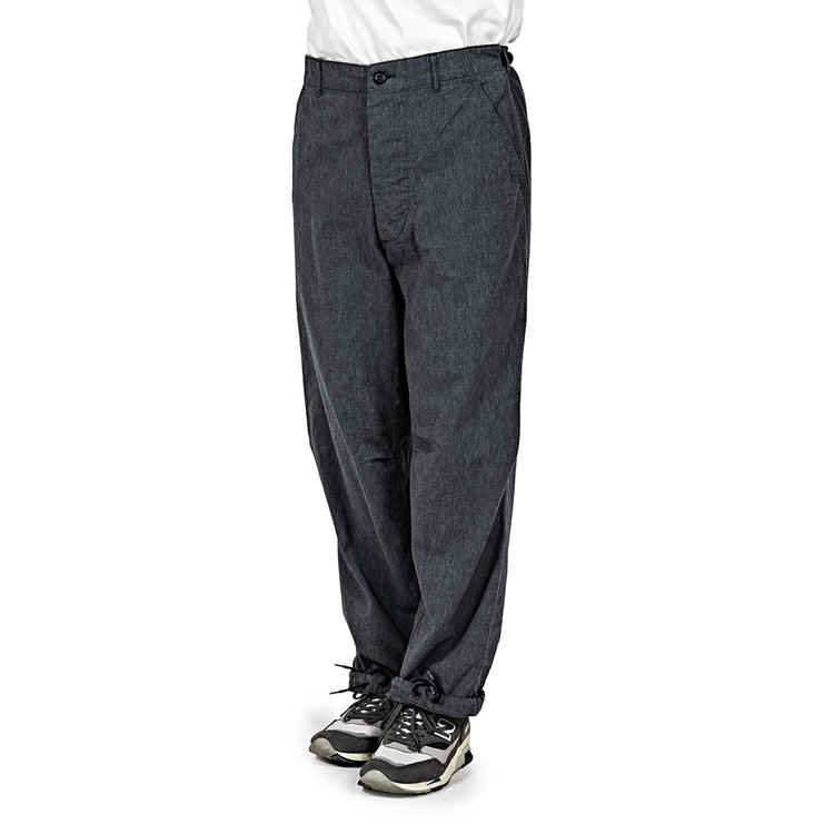 WORKERS FWP Trousers, Black Chambray