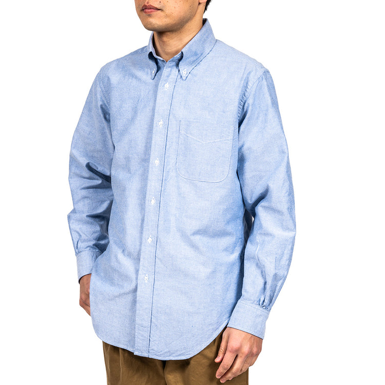 WORKERS  7 Button BD, San Joaquin Cotton OX, Blue