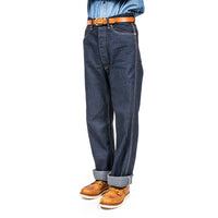 WORKERS  Lot 815 Work Pants, 12 oz, Grey Back Indigo Herringbone