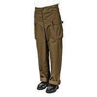 WORKERS M43 Trousers Mod, Khaki Herringbone