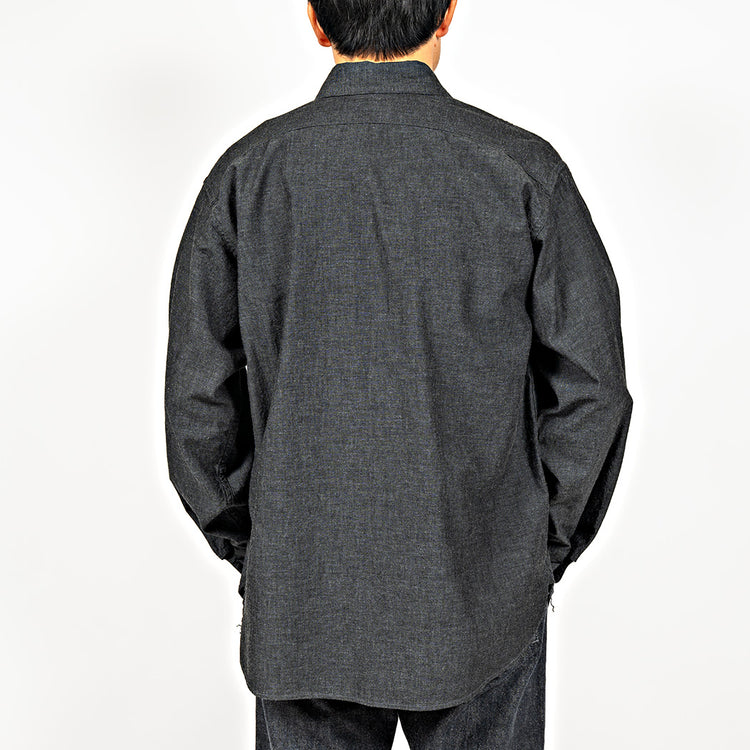 WORKERS  Yama-Poke Work Shirt, Smoky Chambray
