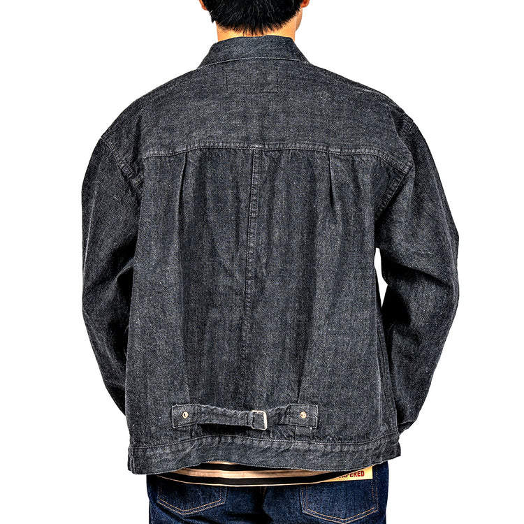 WORKERS Lot 806XX, T-back, 13.7 oz, Black Raw Denim