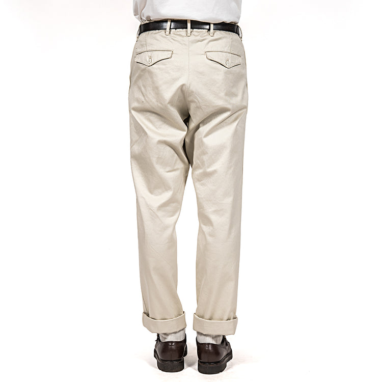 WORKERS  Officer Trousers Regular Type2, Pearl White Chino