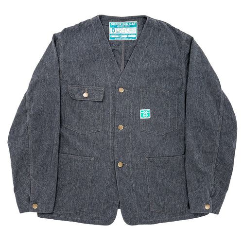 WORKERS   Engineer Jacket, Black Chambray