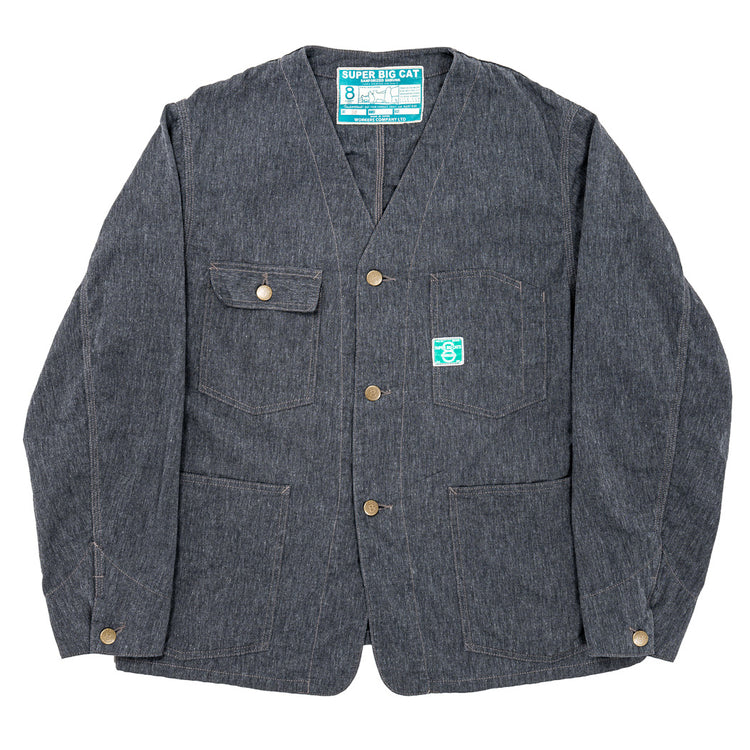 WORKERS   Engineer Jacket, Black Chambray