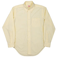WORKERS  7 Button BD, Stripe OX, Yellow