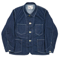 WORKERS QUEEN OF THE ROAD Jacket,10oz Indigo Herringbone