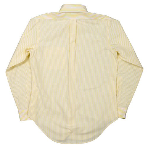 WORKERS  7 Button BD, Stripe OX, Yellow