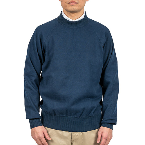 WORKERS  Raglan Cotton Swetaer, Navy