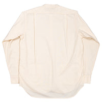 WORKERS Band Collar Shirt, Ecru Shirt Cloth