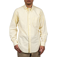 WORKERS  7 Button BD, Stripe OX, Yellow