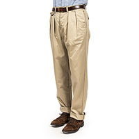 WORKERS  Officer Trousers, 2 Tuck, Khaki No-1, 10oz Chino