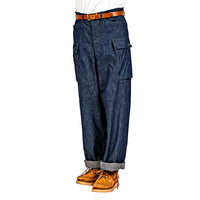 WORKERS M43 Trousers Mod, 10oz Brown Back Denim