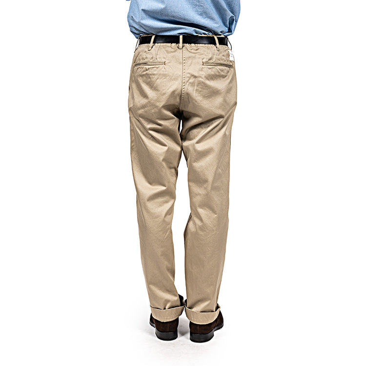 WORKERS  Officer Trousers, Regular Fit  Khaki No-1, 10oz Chino