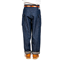 WORKERS  M43 Trousers Mod, 10oz Brown Back Denim