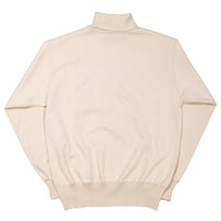 WORKERS Cotton RAF Sweater, White