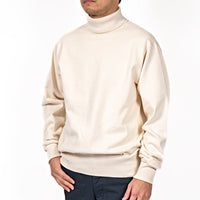 WORKERS Cotton RAF Sweater, White