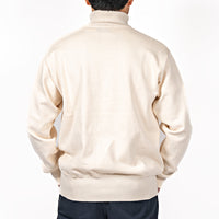 WORKERS Cotton RAF Sweater, White