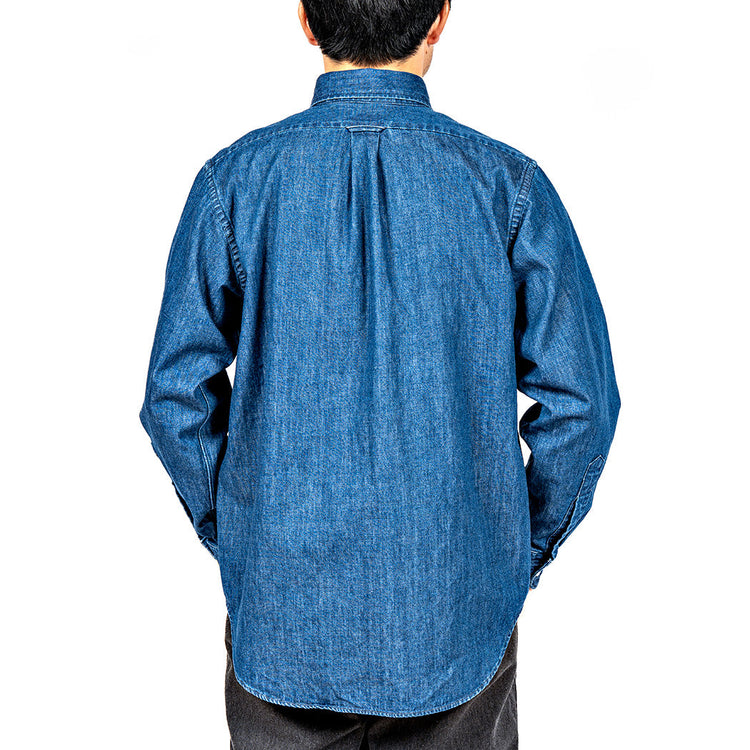 WORKERS  Pullover BD, 7.5 oz Denim, Washed