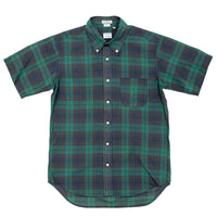 WORKERS  Modified Short Sleeve BD, India Madras, Blackwatch