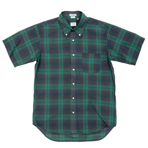 WORKERS  Modified Short Sleeve BD, India Madras, Blackwatch
