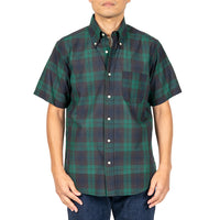 WORKERS  Modified Short Sleeve BD, India Madras, Blackwatch