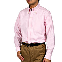 WORKERS  Modified 6 Button BD STRIPE PINK