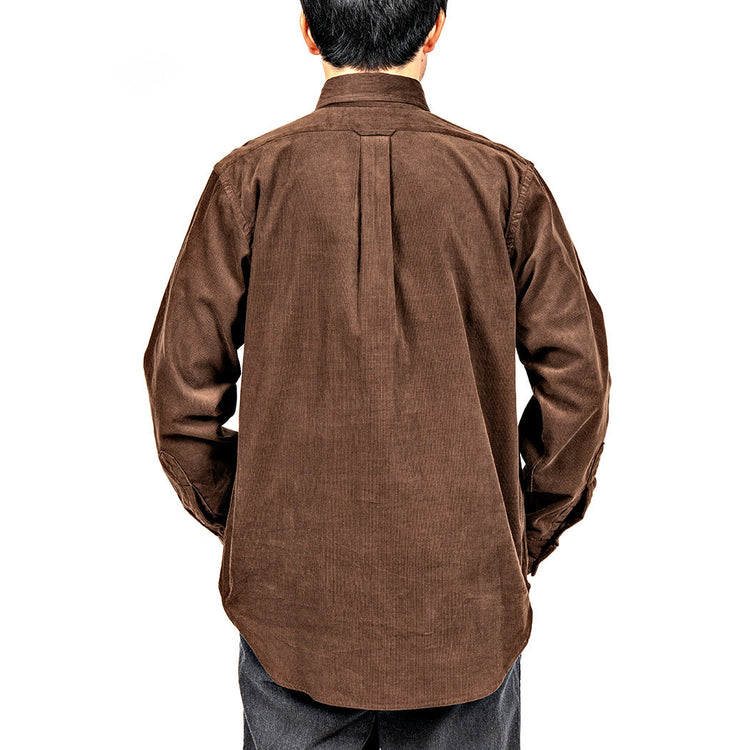 WORKERS Pullover BD, Corduroy, Brown