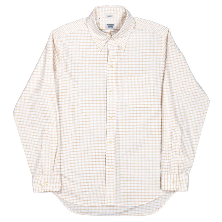 WORKERS  Modified 6 Button BD MATILDA CHECK BEIGE