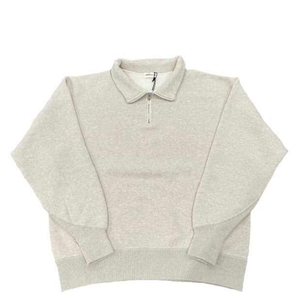 A.G.SPALDING&BROS / HALF ZIP TRAINING SHIRTS L.GRAY