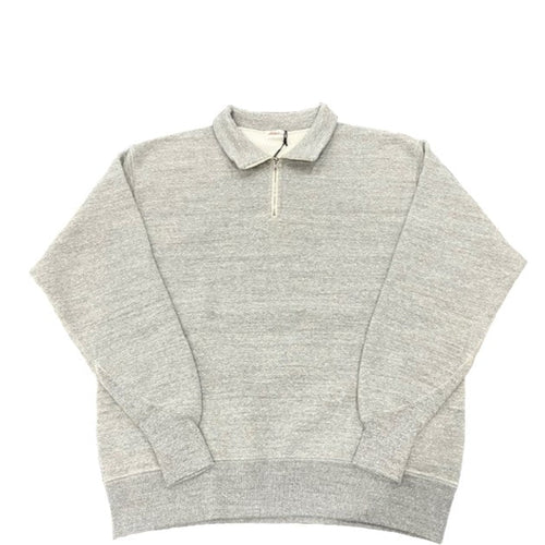 A.G.SPALDING&BROS / HALF ZIP TRAINING SHIRTS L.GRAY